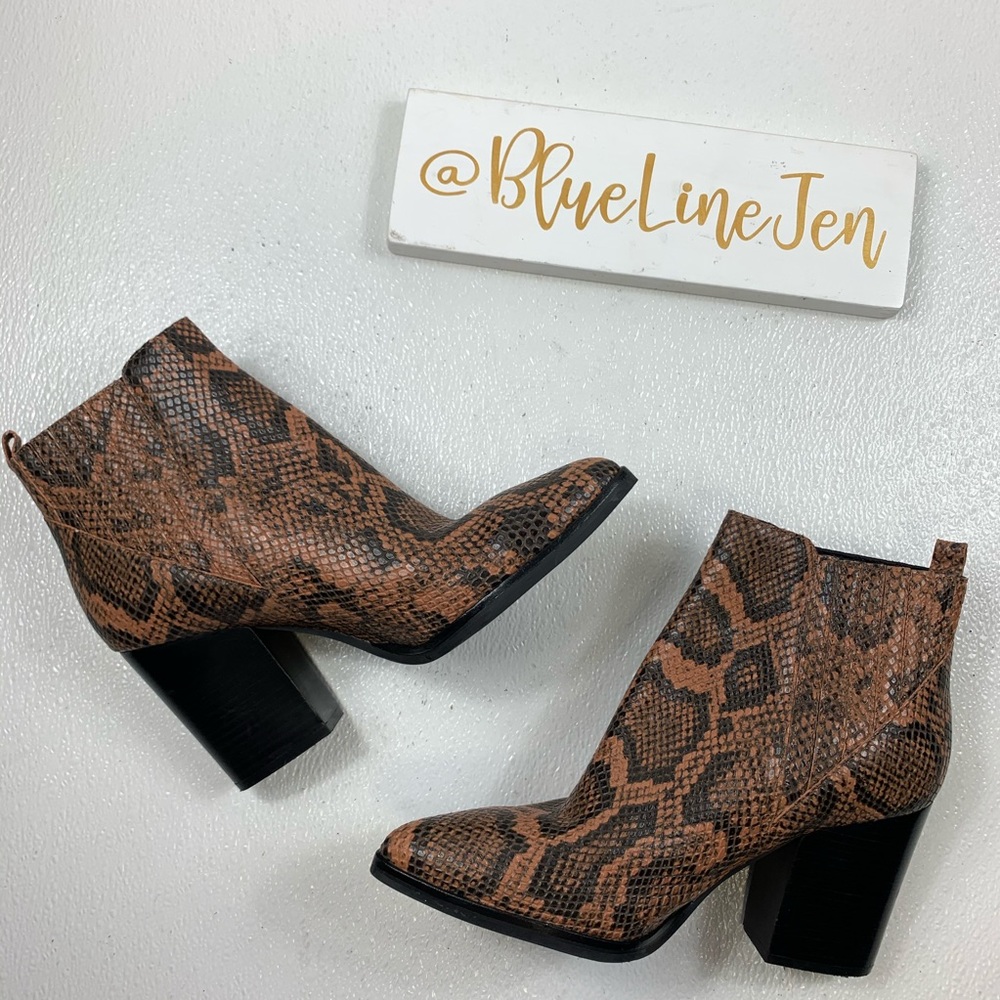 Marc Fisher Alva Snake Booties